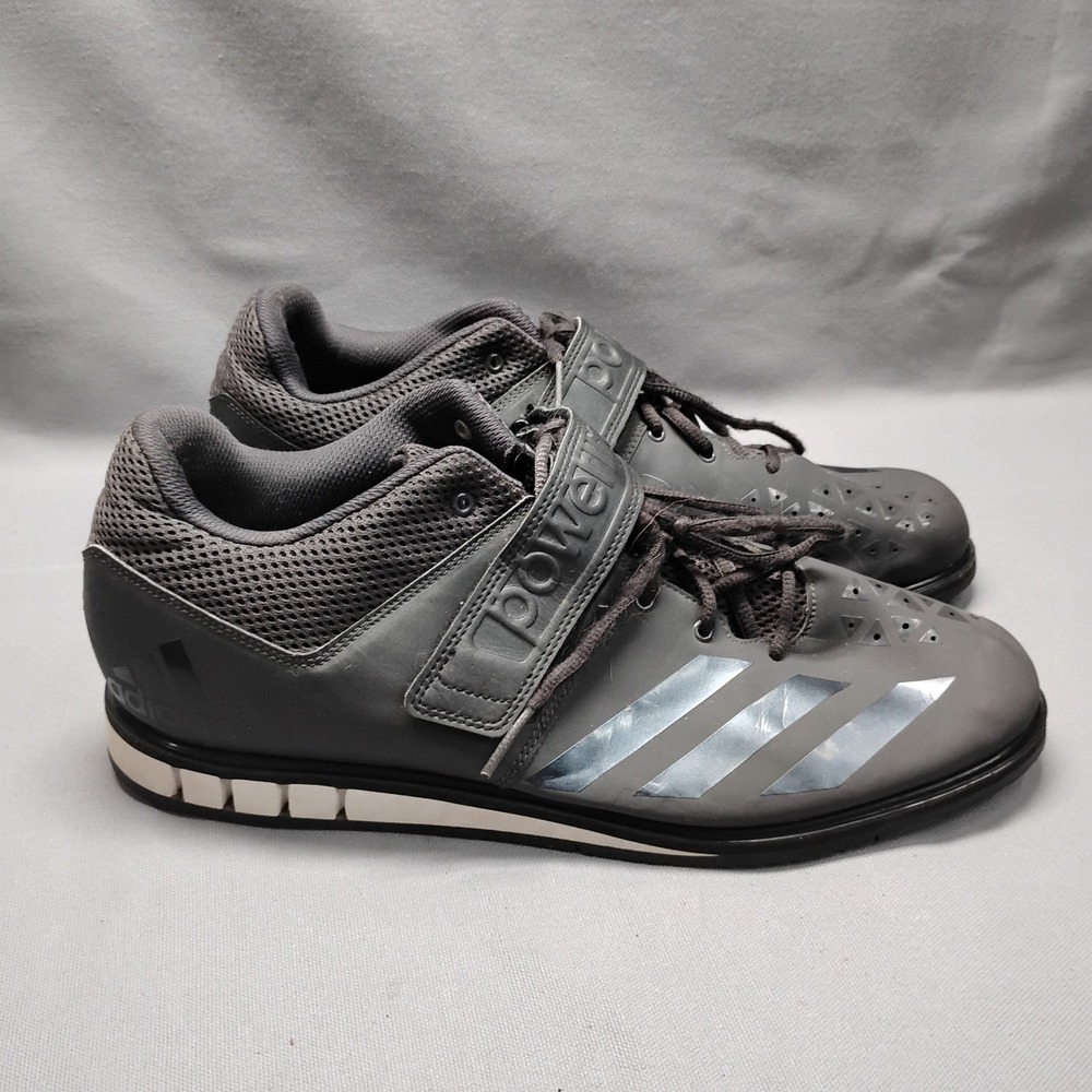 Adidas Powerlift 3.1 Mens Weightlifting Shoes Gray BA8019 Size 13.5